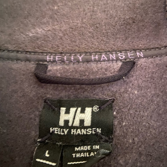 Helly Hansen Black Wind Jacket, Winter / Ski Layer Fleece Size Large - Picture 3 of 6